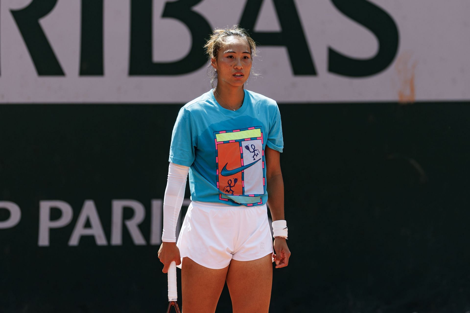 Zheng Qinwen at the French Open 2025. (Photo: Getty)